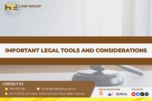 Important Legal Tools and Considerations
