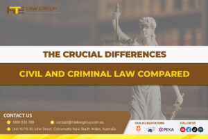 The Crucial Differences Civil and Criminal Law Compared