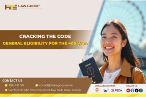 Cracking the Code General Eligibility for the 408 Visa