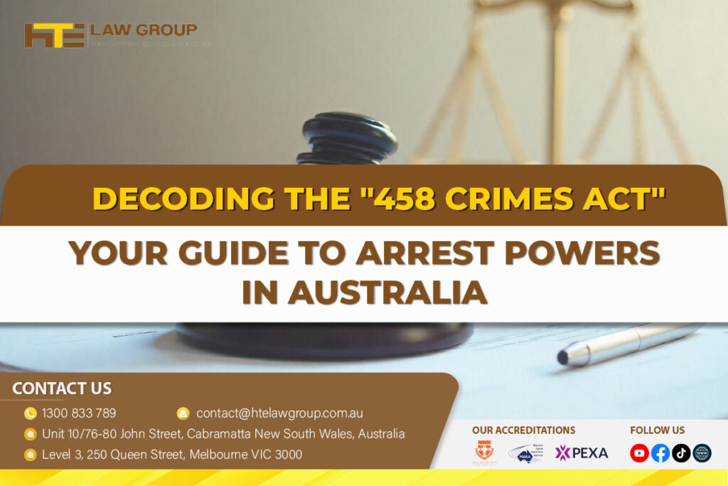 Decoding the 458 Crimes Act