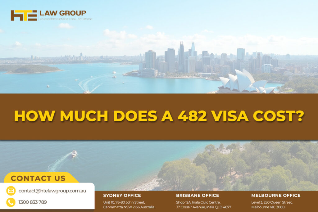How much does a 482 visa cost?