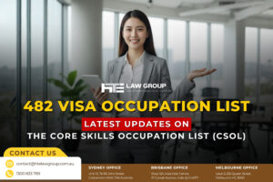 482 Visa Occupation List - Latest Updates on the Core Skills Occupation List (CSOL)