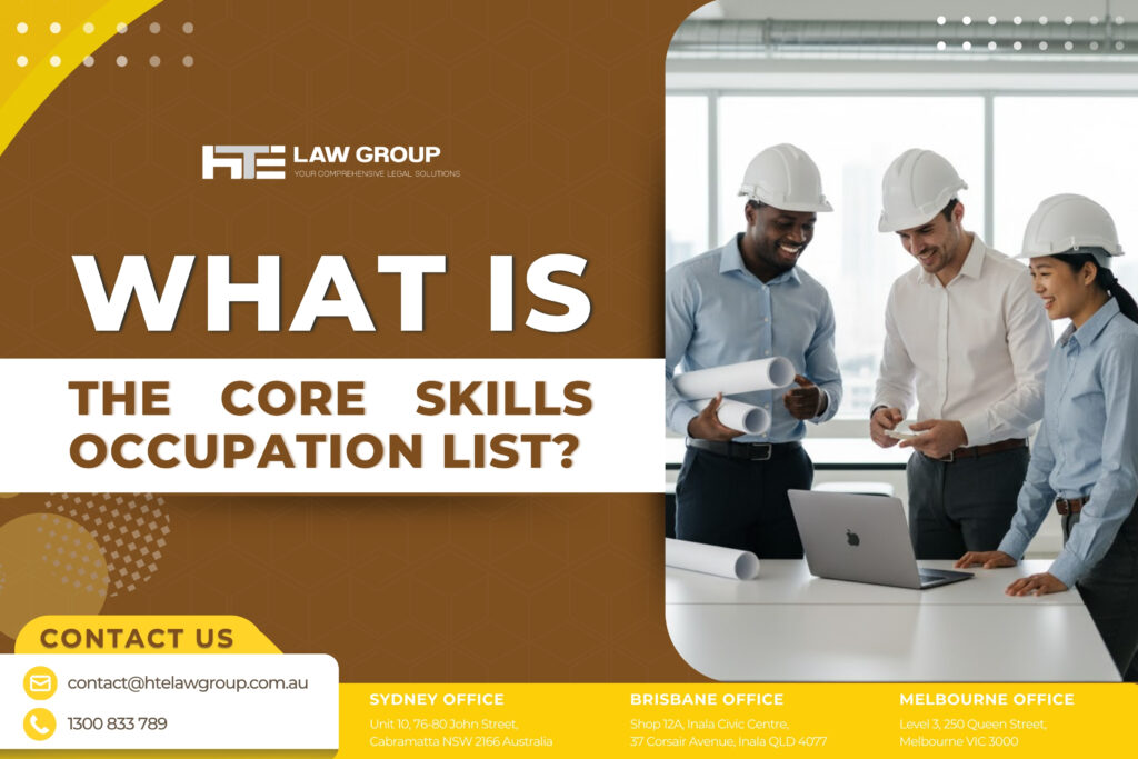 What is the Core Skills Occupation List?