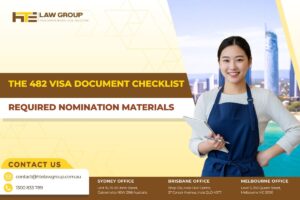 482 Visa Document Checklist: What documents does it include?