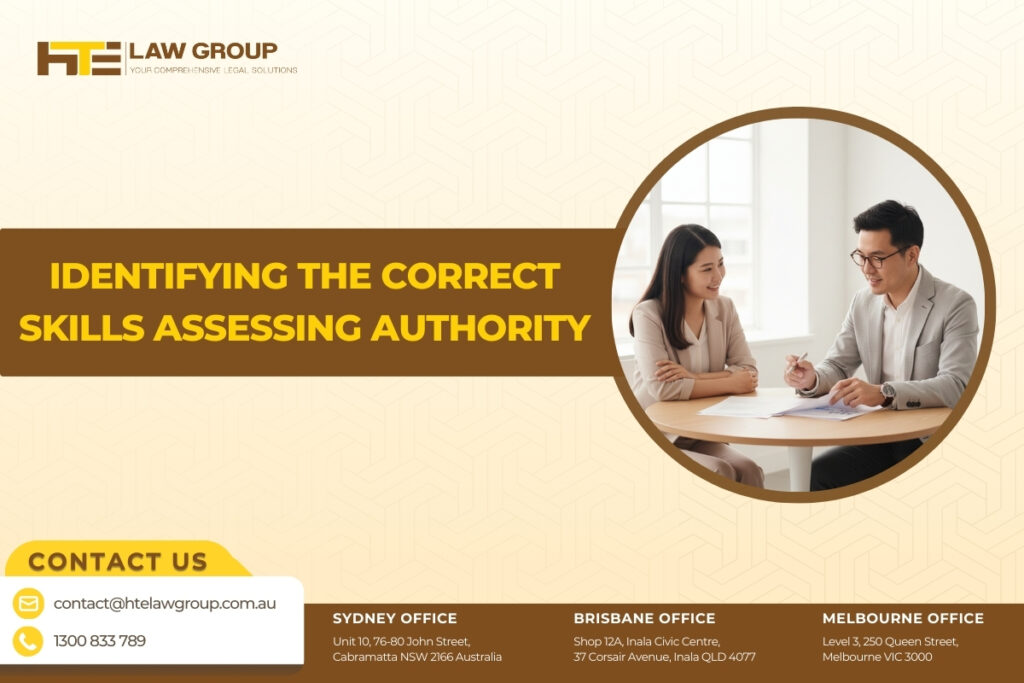 Identifying the Correct Skills Assessing Authority