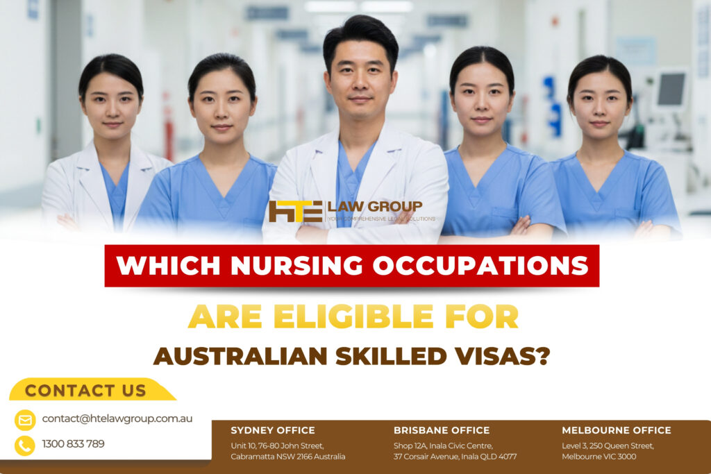 Which Nursing Occupations are Eligible for Australian Skilled Visas?