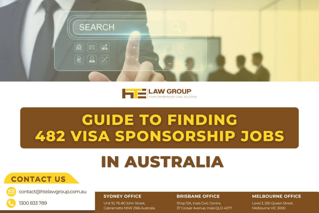 Guide to Finding 482 Visa Sponsorship Jobs in Australia